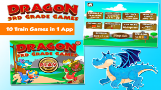 3rd Grade Dragon Kids Games screenshot 0