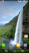 Wasserfall Töne Hintergrund screenshot 0
