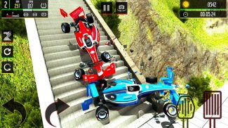 Formula Car Crash Game 2021 : Beam Car Jump Arena screenshot 9