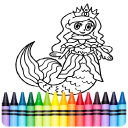 Mermaid Coloring:Mermaid Games