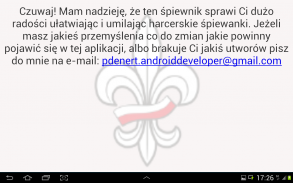 Śpiewnik Harcerski screenshot 2