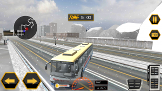 Schneefest Hügel Touristenbus screenshot 6