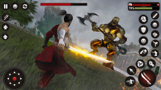 छाया निंजा योद्धा - समुराई लड़ाई खेलों 2018 screenshot 5