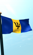 Barbados Flag 3D Free screenshot 8