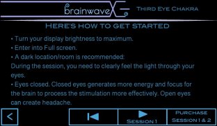 BrainwaveX Third Eye Chakra screenshot 2