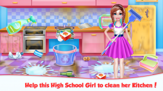 Highschool Girl House Cleaning screenshot 1