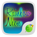 Rainbow Neon GO Keyboard Theme Icon