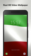3d意大利国旗 动画壁纸 screenshot 1