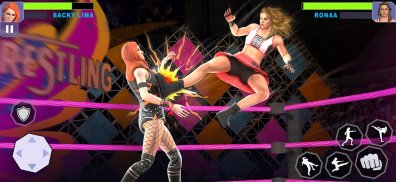 Women Wrestling Rumble: การต่อสู้ในสวนหลังบ้าน screenshot 8