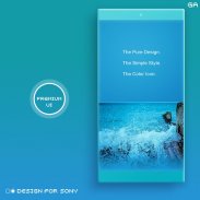 COLOR™ Theme | Lollipop Teal 🎨Design For XPERIA screenshot 0