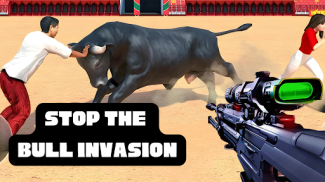 Angry Bull Fight Shooting Game screenshot 2