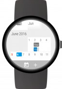 Calendar - for Android Wear screenshot 0