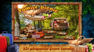 Free New Hidden Object Game Free New Family Picnic screenshot 0