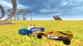 Perlumbaan Kereta Formula-Permainan Mengejar Polis screenshot 7