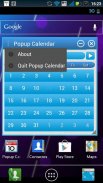 Popup Calendar screenshot 2