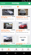 Motors.co.uk car search screenshot 2