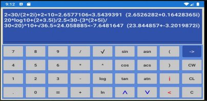 Calculadora Complejos