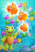 Mermaid-puzzle match-3 tesoros screenshot 0