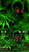 Green Zombie Skull 3 Keyboard screenshot 1