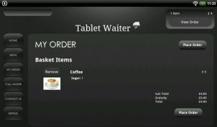 Tablet Waiter screenshot 7