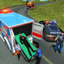 Ambulance Rescue Missions Police Car Driving Games Icon