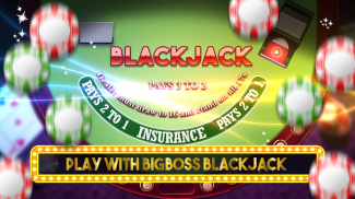 Big Boss Blackjack - Arena 21 screenshot 0