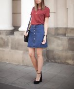 Cute Jeans Skirt Ideas screenshot 0