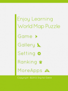 E. Learning World Map Puzzle screenshot 7