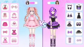 Anime Dress Up and Makeup Game screenshot 13