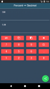 Percent to Decimal Converter screenshot 3