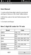 UNIVERSAL TV Remote Control screenshot 1