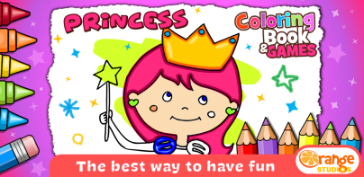 Princess Coloring Book & Games