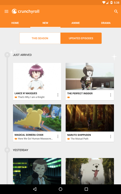 crunchyroll aptoide