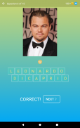 Beroemde mensen: Quiz, Spel screenshot 4