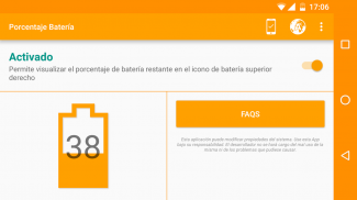 Porcentaje Batería screenshot 3