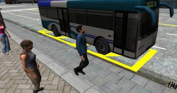 3D เมืองขับรถ - ที่จอดรถบัส screenshot 0