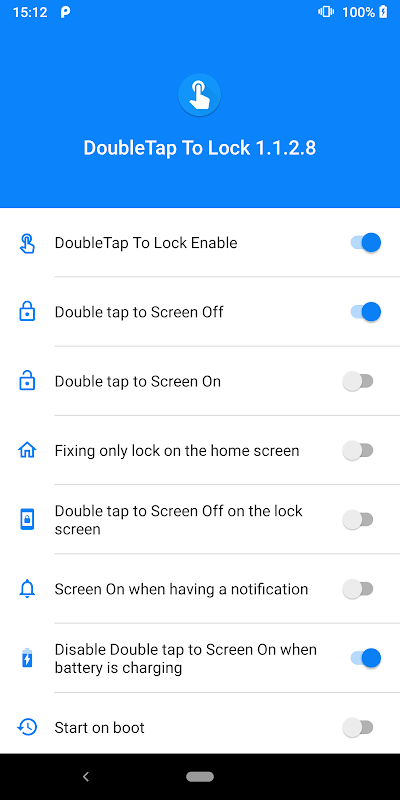 Double Tap Screen On and Off 1.1.2.9 Download Android APK | Aptoide