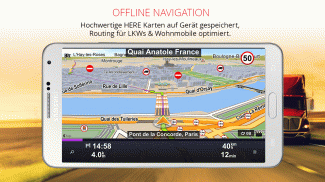 Sygic LKW Wohnmobil Navigation screenshot 0