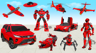 Flying Prado Car Robot Game screenshot 3