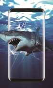3D Shark in the Live Wallpaper screenshot 1