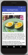 GAIN WEIGHT FOODS - A TO Z OF WEIGHT GAINING FOODS screenshot 2