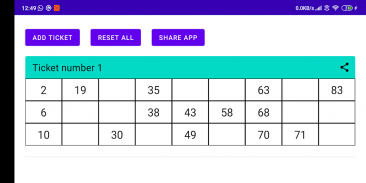 Tambola Ticket and Board screenshot 0