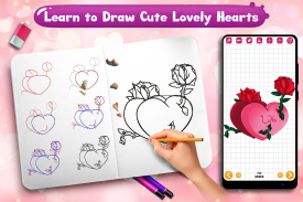 Learn to Draw Lovely Hearts screenshot 7