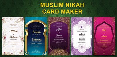 Muslim Wedding Card Maker 2024