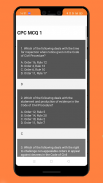 CPC MCQ screenshot 1
