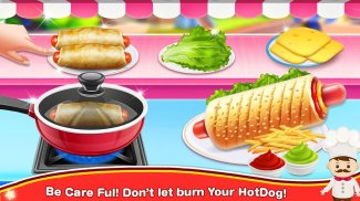 Hot Dog Criador de rua Jogos de Alimentos screenshot 10