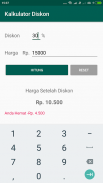 Kalkulator Diskon screenshot 1