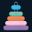 Tower of Hanoi Puzzle Game Icon