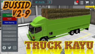 Livery Bussid Mod Truck Kayu screenshot 1