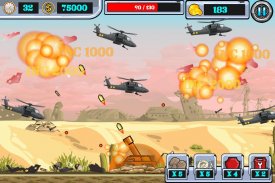 Heli Invasion 2 -- stop helicopter with rocket screenshot 1